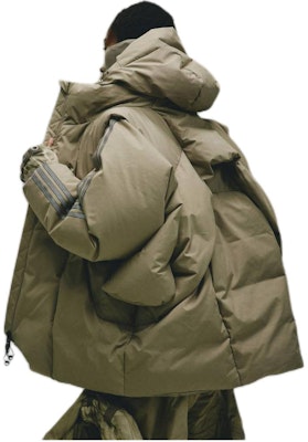 adidas Originals x HAMCUS FW23 Three-Stripes Logo Hooded Puffer Jacket Khaki Unisex IY5050 Shop adidas Originals x HAMCUS FW23 Three-Stripes Logo Hooded Puffer Jacket Khaki Unisex IY5050