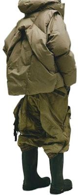 adidas Originals x HAMCUS FW23 Three-Stripes Logo Hooded Puffer Jacket Khaki Unisex IY5050 Purchase adidas Originals x HAMCUS FW23 Three-Stripes Logo Hooded Puffer Jacket Khaki Unisex IY5050