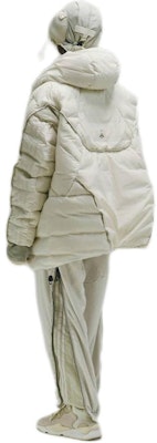 阿迪达斯Originals x HAMCUS FW23男女款白色绗缝标志连帽羽绒外套. IU4837 Details for 阿迪达斯Originals x HAMCUS FW23男女款白色绗缝标志连帽羽绒外套. IU4837