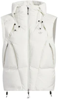 adidas Originals x HAMCUS Quilted Logo Zip Puffer Vest White Unisex IU4839 adidas Originals x HAMCUS Quilted Logo Zip Puffer Vest White Unisex IU4839