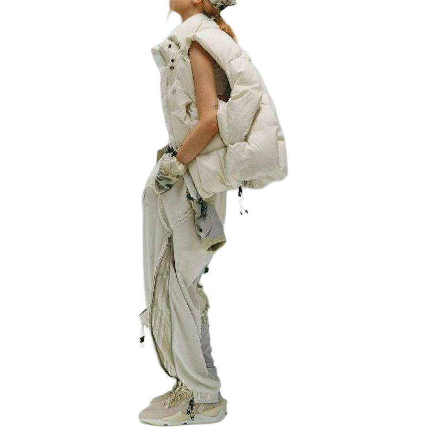 Details for アディダス オリジナルス x HAMCUS キルティング ロゴ ジップ パファーベスト ホワイト 男女兼用 IU4839