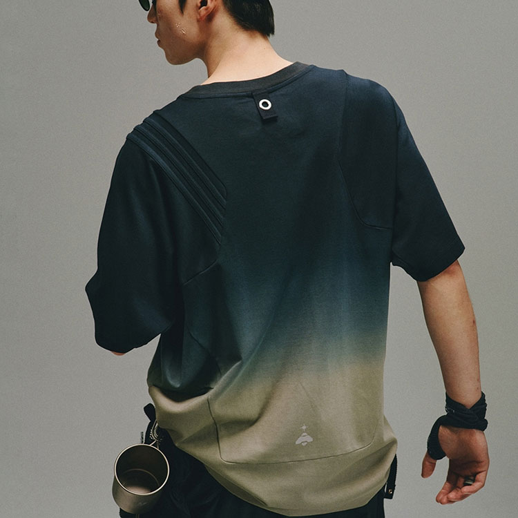 Purchase adidas Originals x HAMCUS SS23 梯度漸層男女圓領T恤 - 碳黑色 HY4192