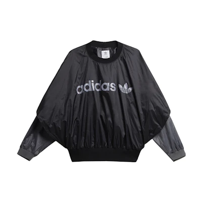 adidas Originals Human Made Heart Logo Boxy Crewneck Sweatshirt Black Men’s GM4278