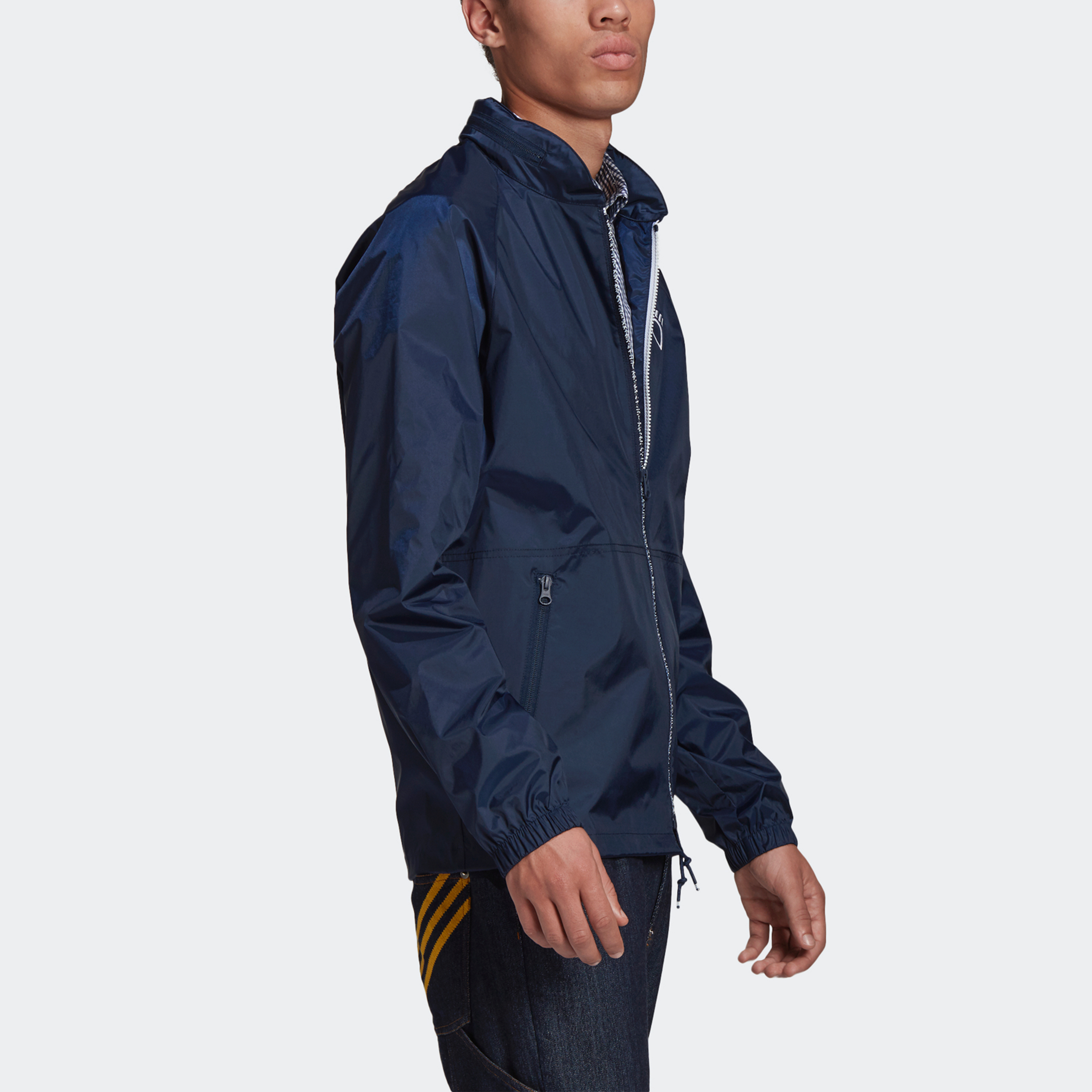 Adidas Originals HUMAN MADE Heart Logo Hooded Jacket Navy Blue GM4256 圖 6