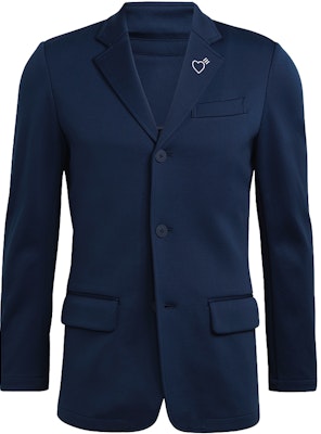 アディダス オリジナルス × HUMAN MADE ネイビー ハート 刺繍 ブレザー GR3715 Buy アディダス オリジナルス × HUMAN MADE ネイビー ハート 刺繍 ブレザー GR3715