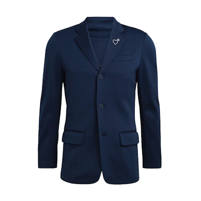 adidas Originals HUMAN MADE Navy Heart Embroidered Blazer GR3715