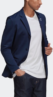 アディダス オリジナルス × HUMAN MADE ネイビー ハート 刺繍 ブレザー GR3715 Purchase アディダス オリジナルス × HUMAN MADE ネイビー ハート 刺繍 ブレザー GR3715