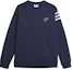 Buy adidas Originals x HUMAN MADE Baju Navy Berjalur Kelabu Kolaborasi. GM4268
