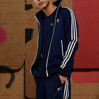 adidas Originals x HUMAN MADE 雙面配色運動外套 - 休閒穿搭 GV4342 2