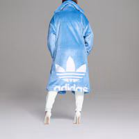 Purchase Adidas Originals x Ivy Park 藍色人造皮草長款大衣(男女適用) H18983