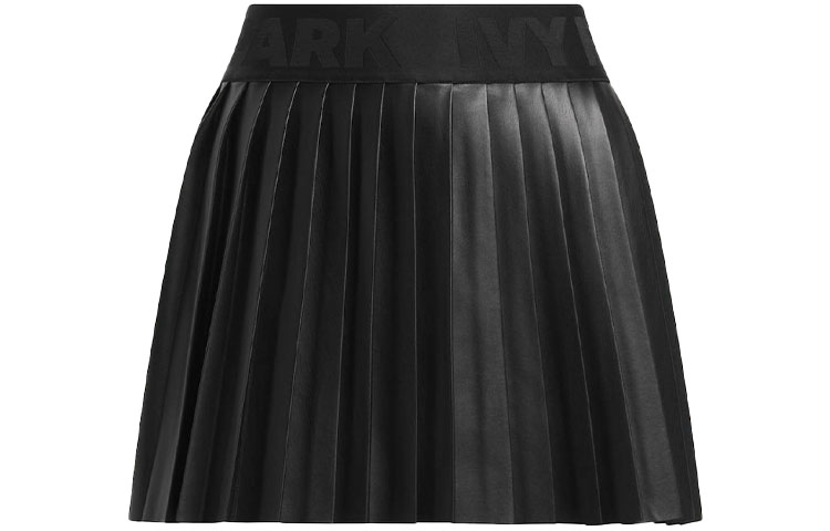 adidas Originals x IVY PARK FW23 Black Faux Leather Mini Skirt IN8667