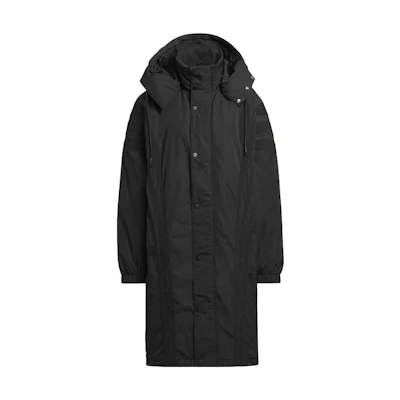 adidas Originals IVY PARK FW23 Unisex Black Long-Sleeve Parka Jacket. IK9606