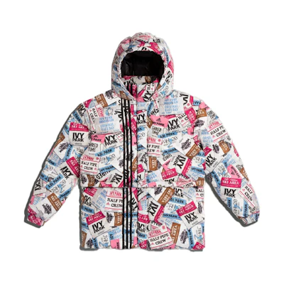 Adidas Originals Ivy Park Patterned Puffer Coat Multicolor Unisex H18992