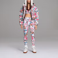 Shop Adidas Originals x Ivy Park 拼接羽絨外套 多色 男女款 H18992