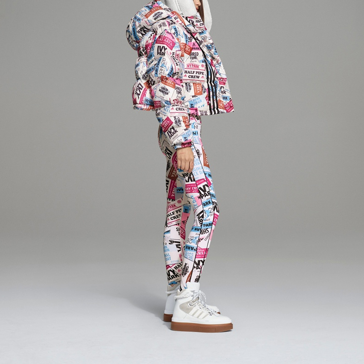 Adidas Originals Ivy Park Patterned Puffer Coat Multicolor Unisex H18992 圖 6