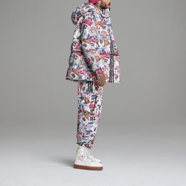 Adidas Originals Ivy Park Patterned Puffer Coat Multicolor Unisex H18992 圖 9