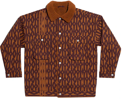 阿迪达斯Originals x Ivy Park复古印花夹克红棕色男女款 HB8438 Order 阿迪达斯Originals x Ivy Park复古印花夹克红棕色男女款 HB8438