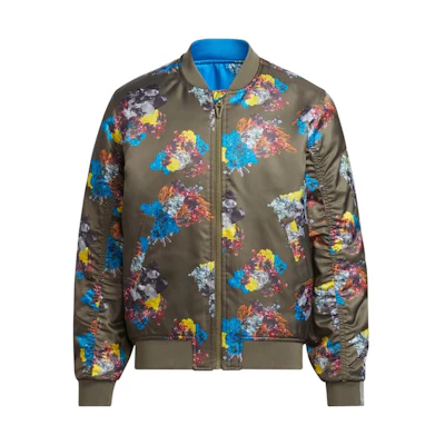 adidas Originals IVY PARK Reversible Floral Print Jacket Multicolor Youth HS0026