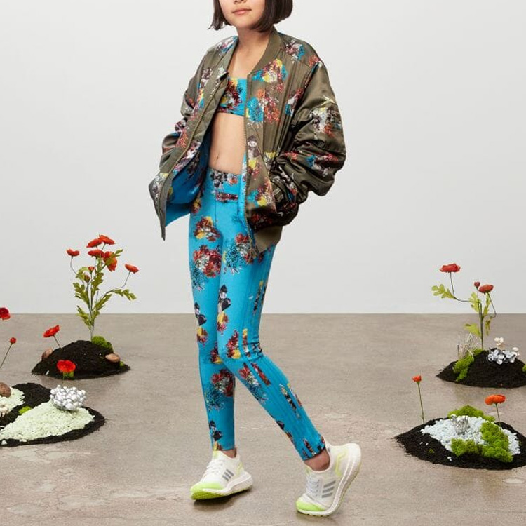 adidas Originals IVY PARK Reversible Floral Print Jacket Multicolor Youth HS0026 圖 5