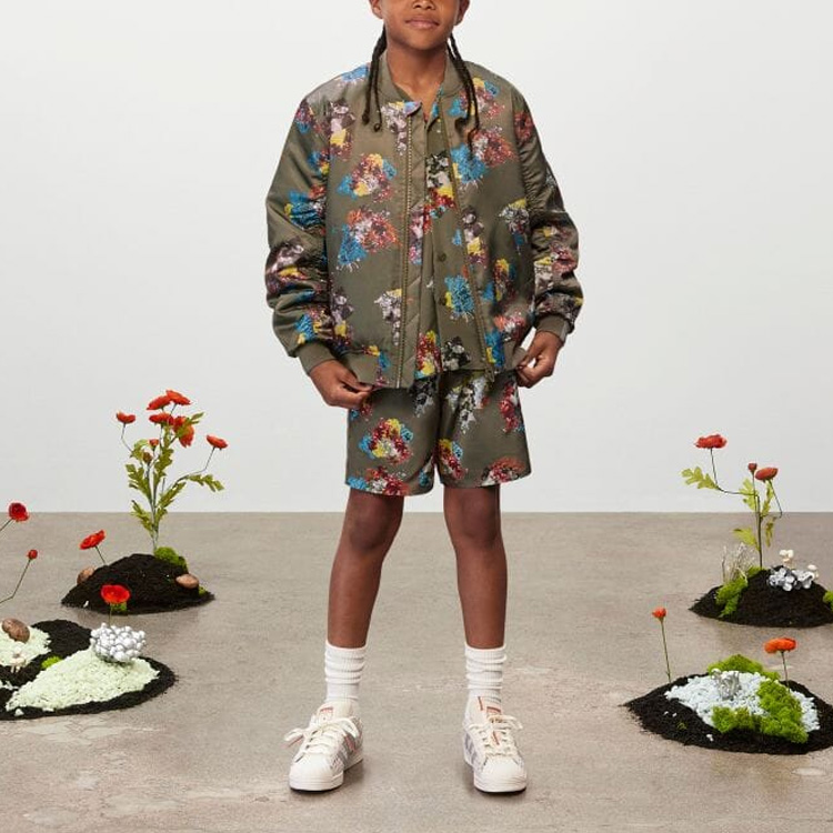 adidas Originals IVY PARK Reversible Floral Print Jacket Multicolor Youth HS0026 圖 7