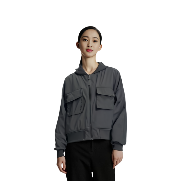 Sizing Jaket Berhudung Boleh Balik adidas Originals x IVY PARK Unisex Hitam IK9626