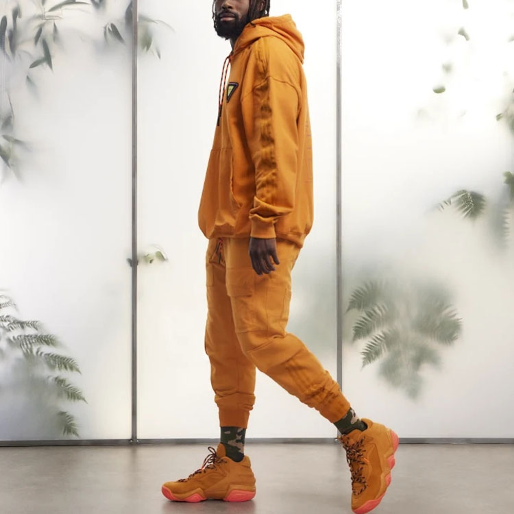 adidas Originals IVY PARK Unisex Orange Hoodie with Solid Logo Design HR2340 圖 6