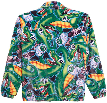 阿迪达斯Originals x Kerwin Frost绿色卡通印花仿皮草夹克男款 H66306 Lookbook 阿迪达斯Originals x Kerwin Frost绿色卡通印花仿皮草夹克男款 H66306