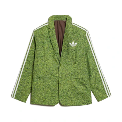 adidas Originals Kerwin Frost Grass Digital Print Single-Breasted Blazer Green. HI5686
