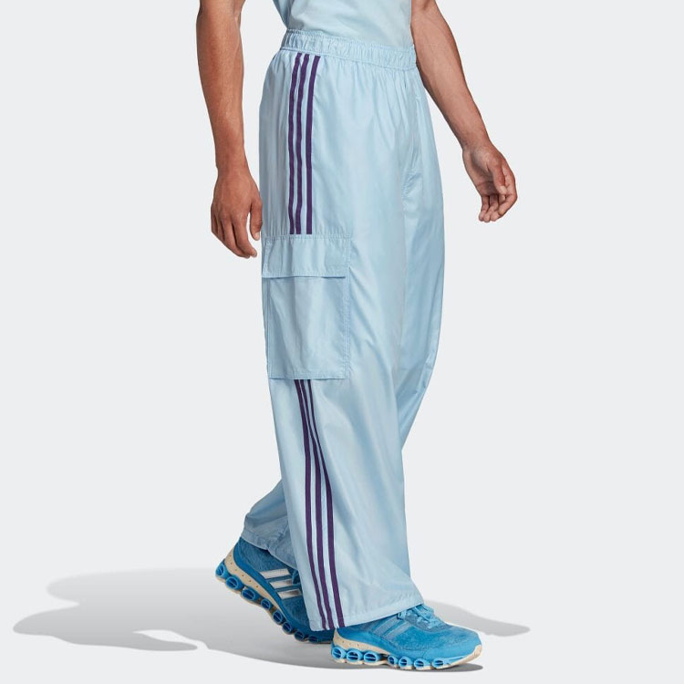 Cheap 아디다스 오리지널스 x 커윈 프로스트 레트로 니트 트랙 팬츠 라이트 블루. H59894