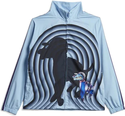 adidas Originals x Kerwin Frost Space Dog Print Retro Track Jacket Pink Blue Mens. H59928 Order adidas Originals x Kerwin Frost Space Dog Print Retro Track Jacket Pink Blue Mens. H59928