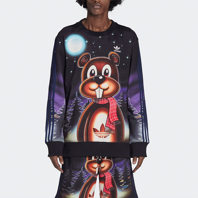 Purchase adidas Originals x Kerwin Frost Baju Crewneck Cetak Tupai Pelbagai Warna. HG8776
