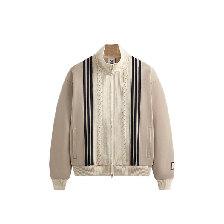 adidas Originals Kith SS25  Beige Fashion Long-Sleeve Jacket. JY3462
