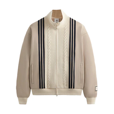 adidas Originals Kith SS25 Beige Fashion Long-Sleeve Jacket. JY3462