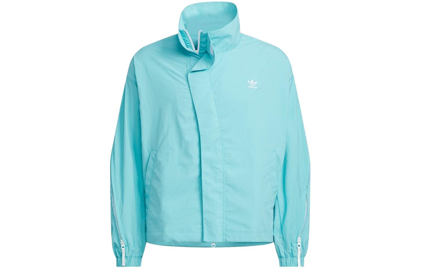 adidas Originals KR OP Collaboration Teal Full-Zip Jacket Long Sleeve IZ4919