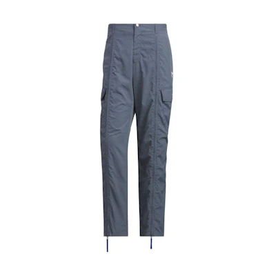 adidas Originals KR OP SS24 Grey Cargo Pants with Zipper and Multi-Pockets. IZ4920