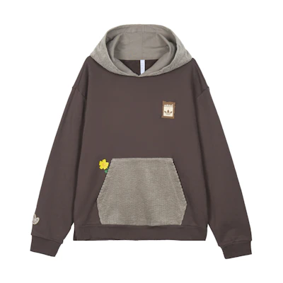 adidas Originals Melting Sadness Bunny Hole Hoodie Brown Unisex Embroidered Logo HY4187