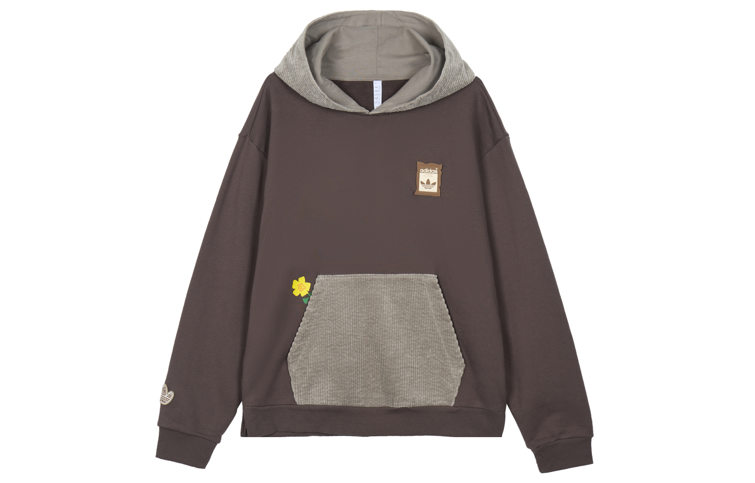 Order adidas Originals x Melting Sadness Hoodie Coklat Unisex Logo Bordir Bunny Hole HY4187