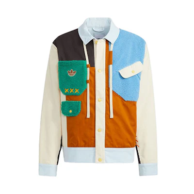 adidas Originals Melting Sadness Colorblock Logo Jacket Unisex Collab Series. HC0346