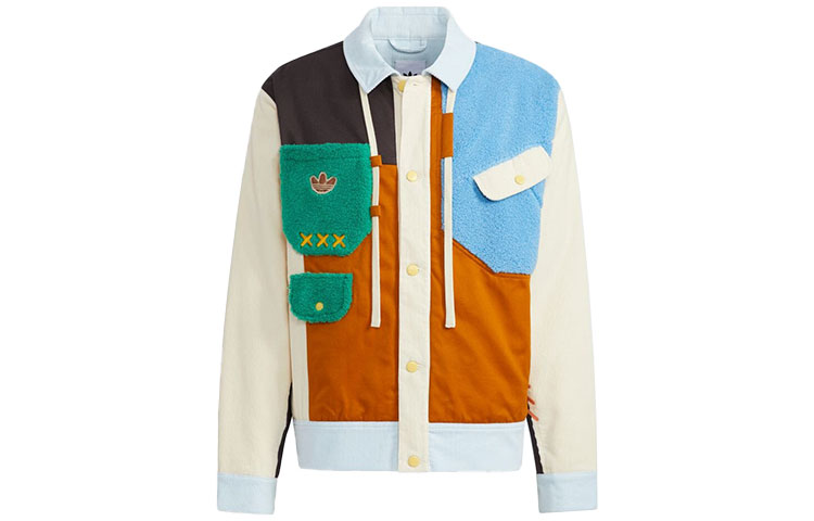 adidas Originals Melting Sadness Colorblock Logo Jacket Unisex Collab Series. HC0346 圖 2