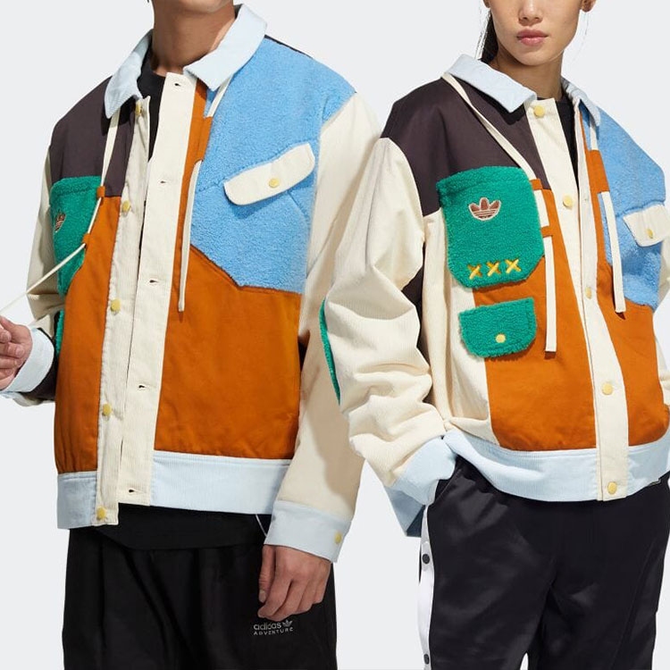 adidas Originals Melting Sadness Colorblock Logo Jacket Unisex Collab Series. HC0346 圖 3