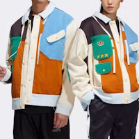 Lookbook adidas Originals x Melting Sadness Colorblock Logo Jacket Unisex Collab Series. HC0346