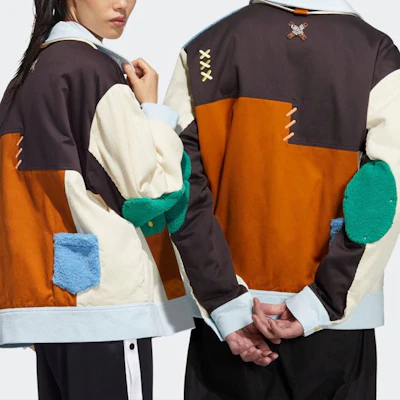 adidas Originals x Melting Sadness Colorblock Logo Jacket Unisex Collab Series. HC0346 Shop adidas Originals x Melting Sadness Colorblock Logo Jacket Unisex Collab Series. HC0346