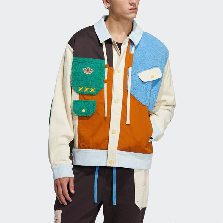 adidas Originals Melting Sadness Colorblock Logo Jacket Unisex Collab Series. HC0346 圖 5