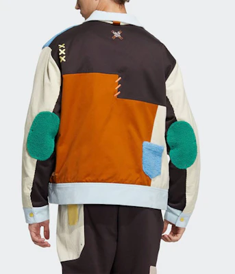 adidas Originals x Melting Sadness Colorblock Logo Jacket Unisex Collab Series. HC0346 Details for adidas Originals x Melting Sadness Colorblock Logo Jacket Unisex Collab Series. HC0346