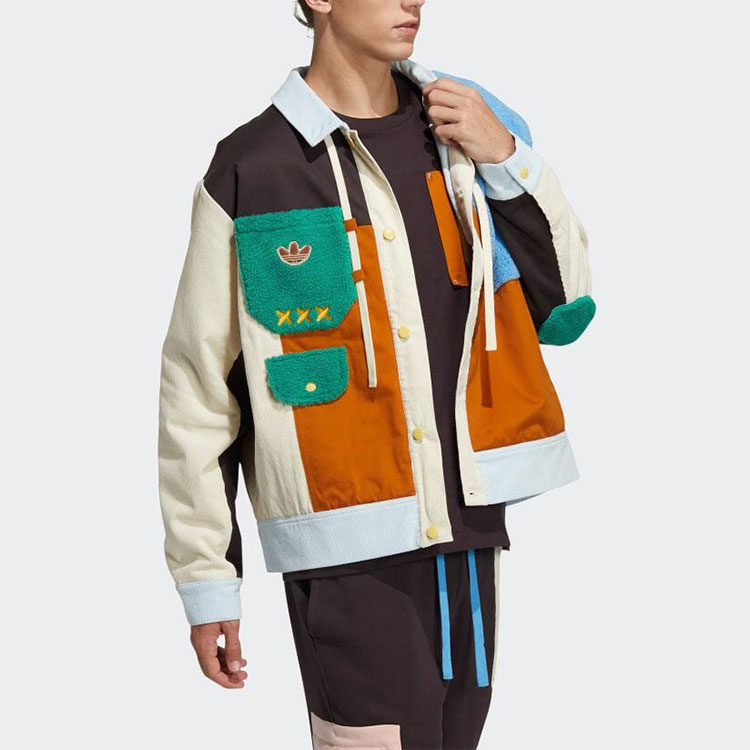 adidas Originals Melting Sadness Colorblock Logo Jacket Unisex Collab Series. HC0346 圖 7