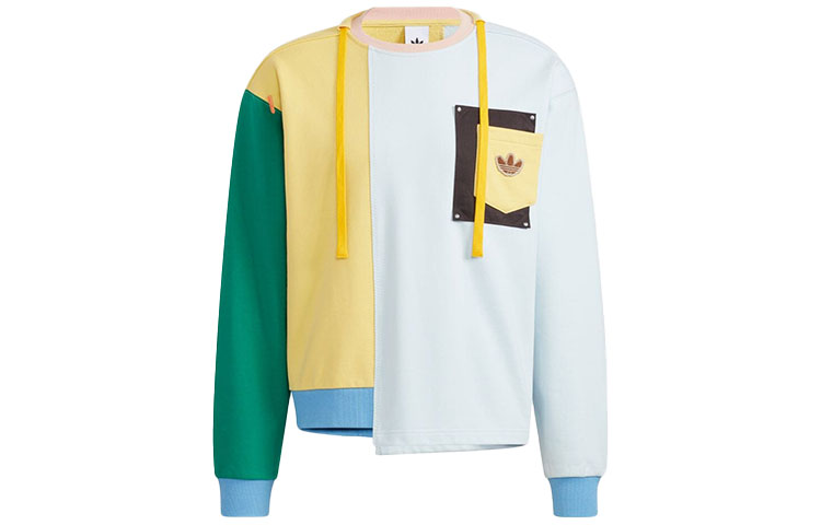 adidas Originals Melting Sadness Puppet Series Colorblock Retro Sweatshirt Unisex HC0348 圖 2