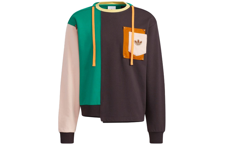 Order adidas Originals x Melting Sadness 拼布系列寬鬆版男女款衛衣 HC0349