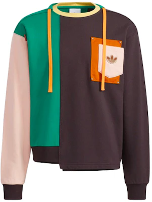 adidas Originals x Melting Sadness 拼布系列寬鬆版男女款衛衣 HC0349 Order adidas Originals x Melting Sadness 拼布系列寬鬆版男女款衛衣 HC0349