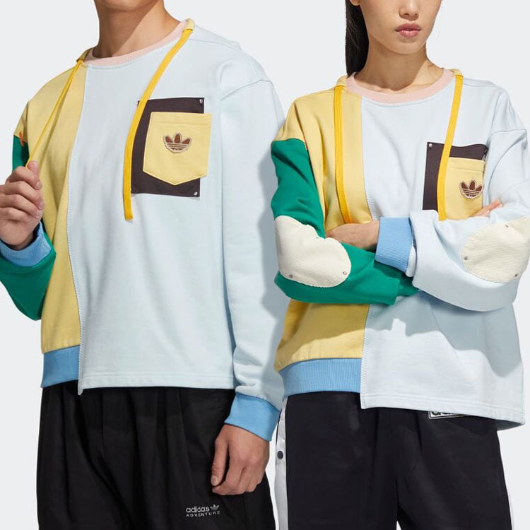 adidas Originals Melting Sadness Puppet Series Colorblock Retro Sweatshirt Unisex HC0348 圖 3