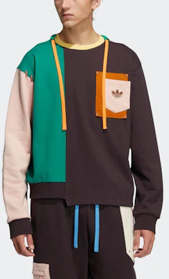 adidas Originals x Melting Sadness 拼布系列寬鬆版男女款衛衣 HC0349 Purchase adidas Originals x Melting Sadness 拼布系列寬鬆版男女款衛衣 HC0349